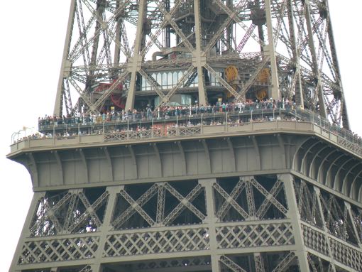  touristes sur la Tour Eiffel